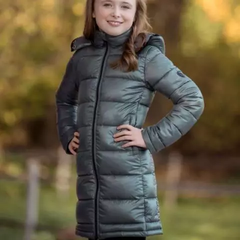 Long quilted hot sale riding coat