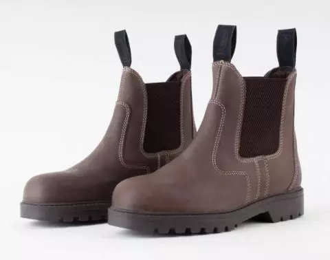 Steel toe shop cap boots womens