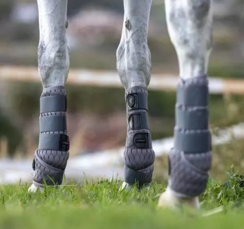 LeMieux Gladiator Mesh Fly Boots LeMieux Grey Collection