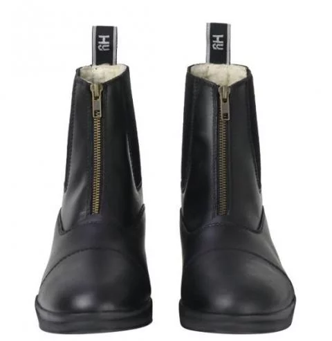 Hy wax leather jodhpur boot top