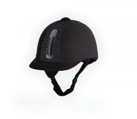 Rhinegold Glitter Pro Riding Hat Adult Sizes 56 to 59cm Black