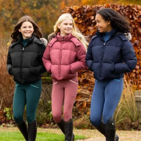 Equestrian puffa jackets deals