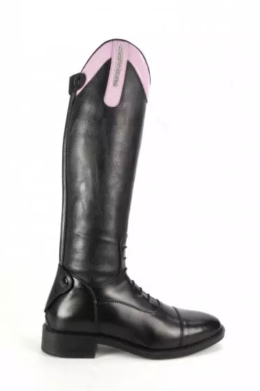 Brogini Kids Como Piccino Patent Top Boot Brown Long Riding