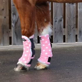 Supreme Products Dotty Fleece Boots - Pink