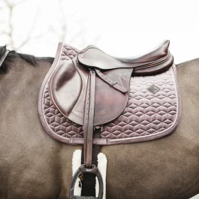 Kentucky Velvet Jumping Saddle Pad - Light Purple - Kentucky Horsewear