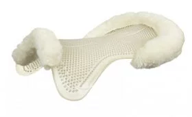 Acavallo Just Gel Lambskin Half Pad White - Acavallo