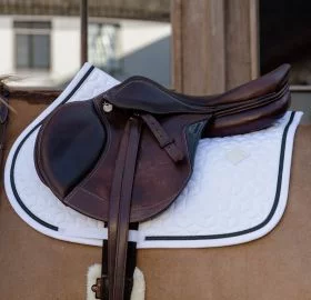 Kentucky Glitter Rope Jumping Saddle Pad - Black -  Kentucky Horsewear