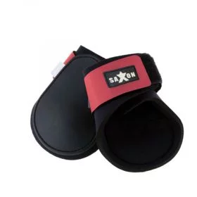 Saxon Contoured Fetlock Boots - Black Pink - Saxon