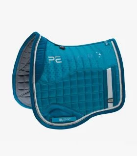 Premier Equine Azzure Anti-Slip Satin Dressage Square - Turquoise