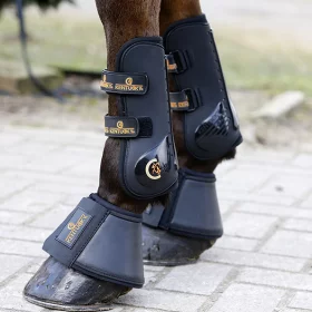Kentucky Leather Over Reach Boots