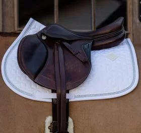 Kentucky Glitter Rope Jumping Saddle Pad - Black -  Kentucky Horsewear