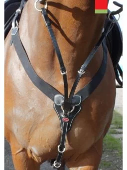 John Whitaker BP048V elasticated V-Check Breastplate