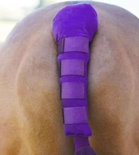 Bitz Tail Guard Padded with Velcro - Purple - Bitz