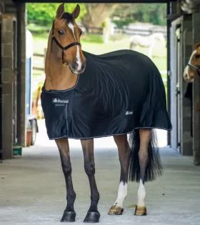 Bucas Power Cooler Rug - Detachable Surcingles Black