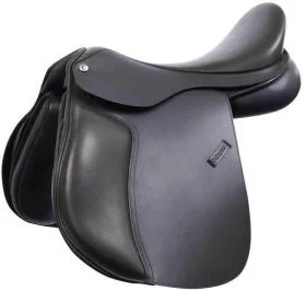 Collegiate Scholar All Purpose Saddle with Round Cantle Black