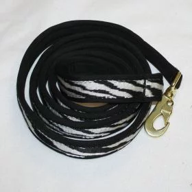 Bucas Dublin Padded Leadrope  Zebra Print