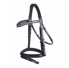 GFS Crystal Flash Bridle Black
