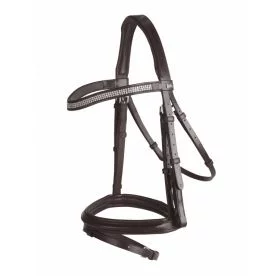 GFS Crystal Flash Bridle Havana