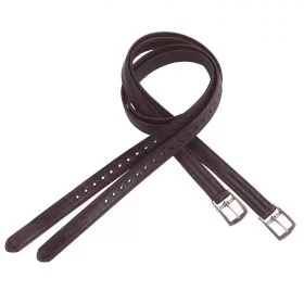 GFS Monarch Wrapped Stirrup Leathers Adults 58" Brown - GFS
