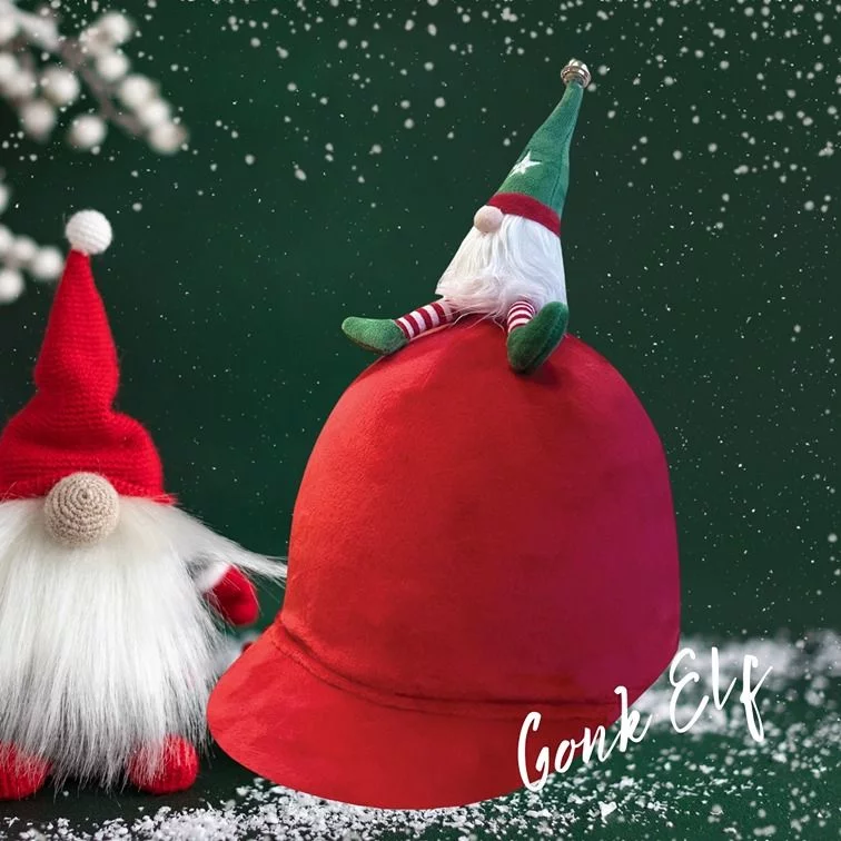 Equetech Gonk Elf Christmas Hat Silk - Equetech