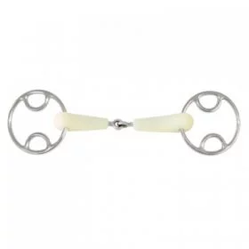 Happy Mouth Jointed Loop Ring Snaffle HB2952