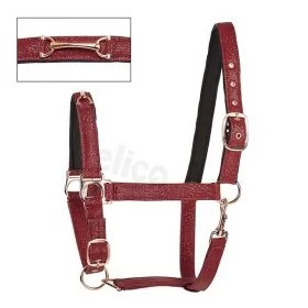 Elico Ambleside Headcollars - Burgundy - Elico