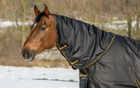 Bucas Irish Turnout Neck Cover  Black
