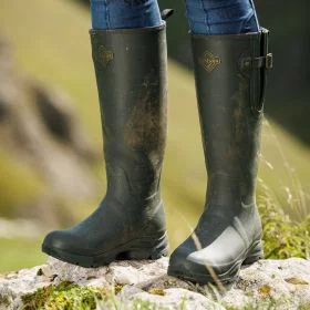 Riding wellington boots top
