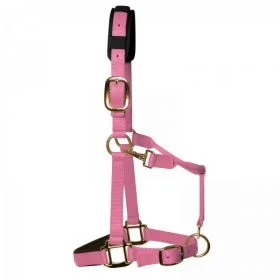 KM Elite Luxury Padded Headcollar Baby Pink