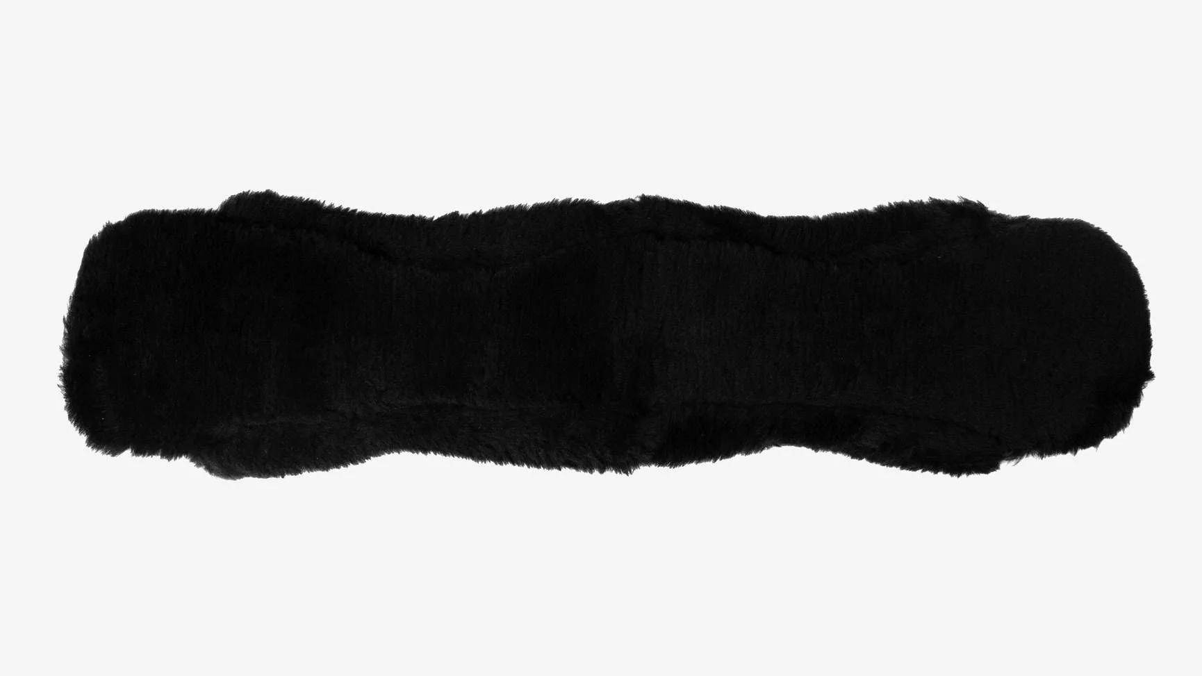 Lemieux Merino+ Shaped Dressage Girth Cover -Black-Large - LeMieux
