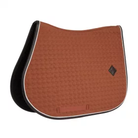 Kentucky Saddle Pad Classic Leather Jumping - Bordeaux - Kentucky Horsewear