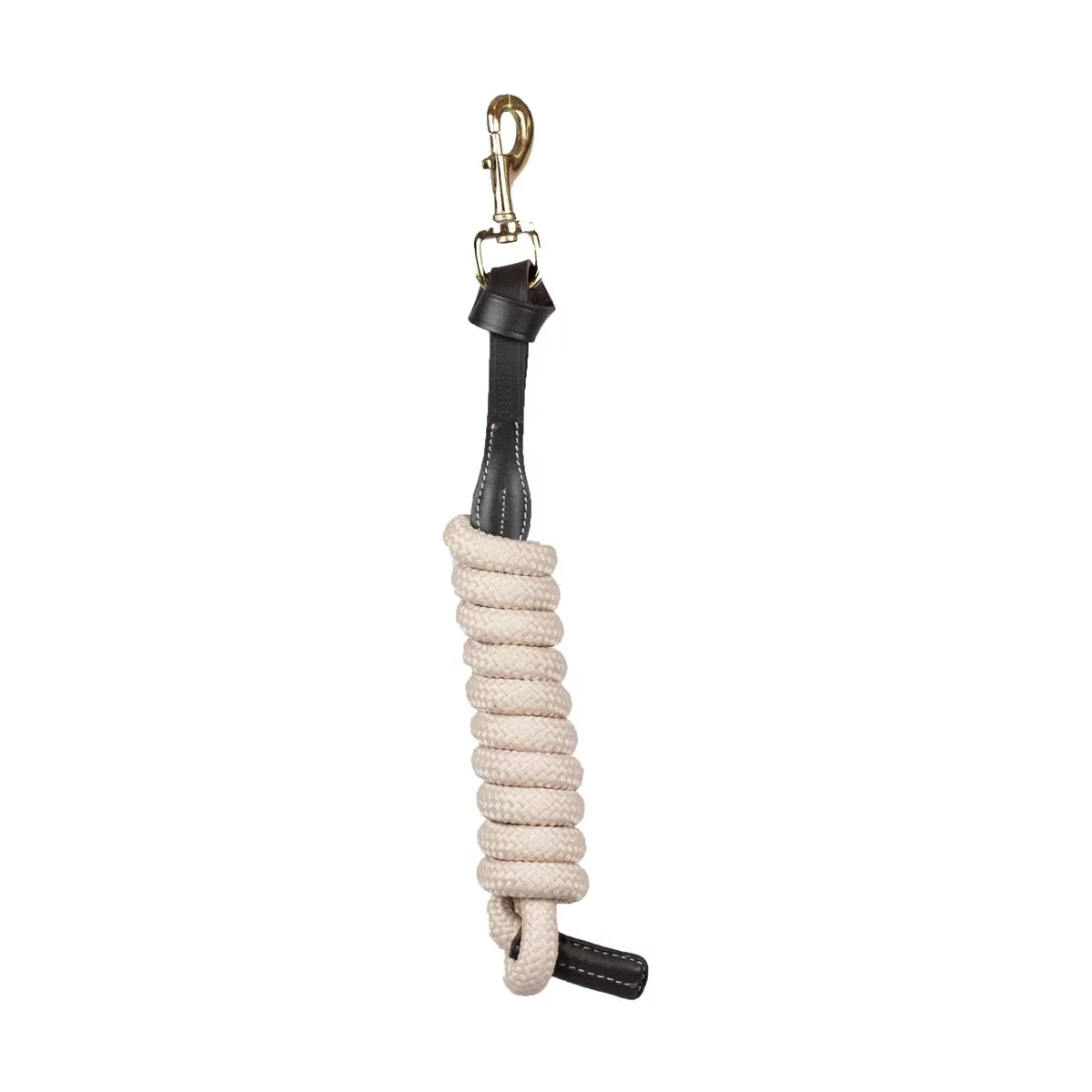 Cameo Equine Lasso Leadrope Natural/Brass