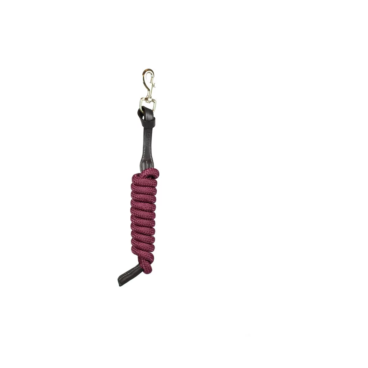 Cameo Equine Lasso Leadrope Plum/Brass