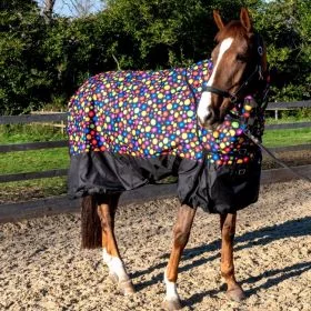 John Whitaker Whiston Turnout Rug with Detachable Neck - Dotty 
