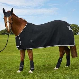 Elico Dartmoor Fleece Showing Rugs-Black-4'6 - EU 105 - Elico