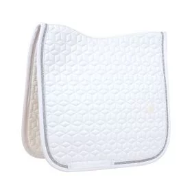 Kentucky Horsewear Glitter Rope Dressage Saddle Pad - White