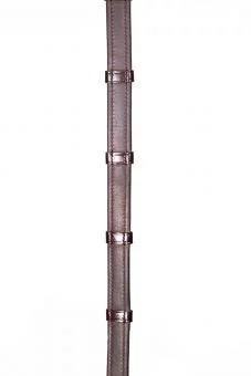 Henry James Calfskin Supergrip reins with stoppers - Havana