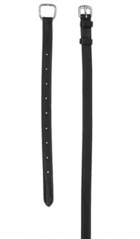PS of Sweden Flat throatlatch with dark stitches Black