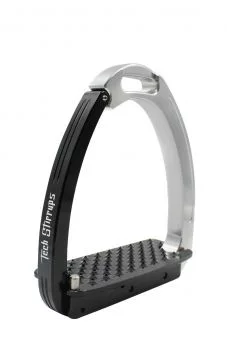 Tech Stirrups Venice Young Silver - Black - Tech Stirrups
