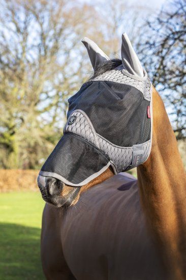 Cashel Quiet Ride Horse Fly Mask Standard with Ears 