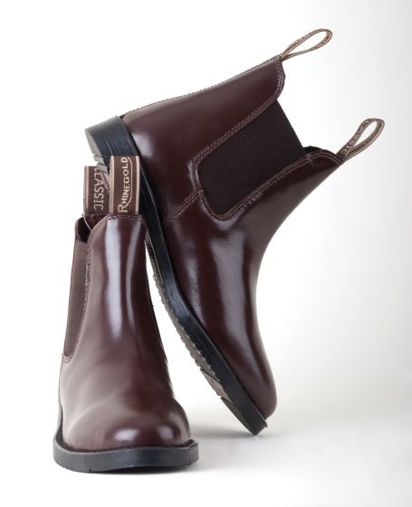 Rhinegold Childrens Classic Leather Jodhpur Boots   Size 5   BLACK   FREE P&P 
