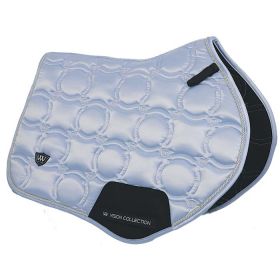 Woof Wear Vision Close Contact Saddle Pad - Porcelain Blue - Woof Wear