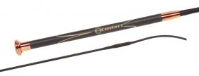 Fleck Contact Dressage Whip Black Rose Gold