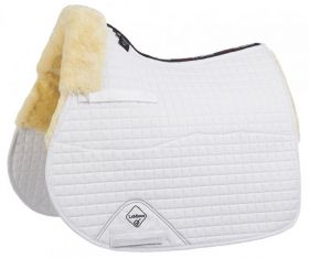 LeMieux Merino+ GP Half Lined Square  Natural - White