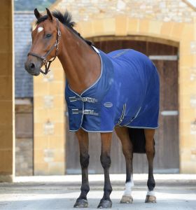 WeatherBeeta Fleece Cooler Standard Neck - Dark Blue/Grey/White - WeatherBeeta