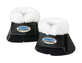 Weatherbeeta Fleece Trim Impact Bell Boots - Black