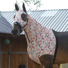 Weatherbeeta Printed Stretch Hood With Zip - Dachshund Print - WeatherBeeta