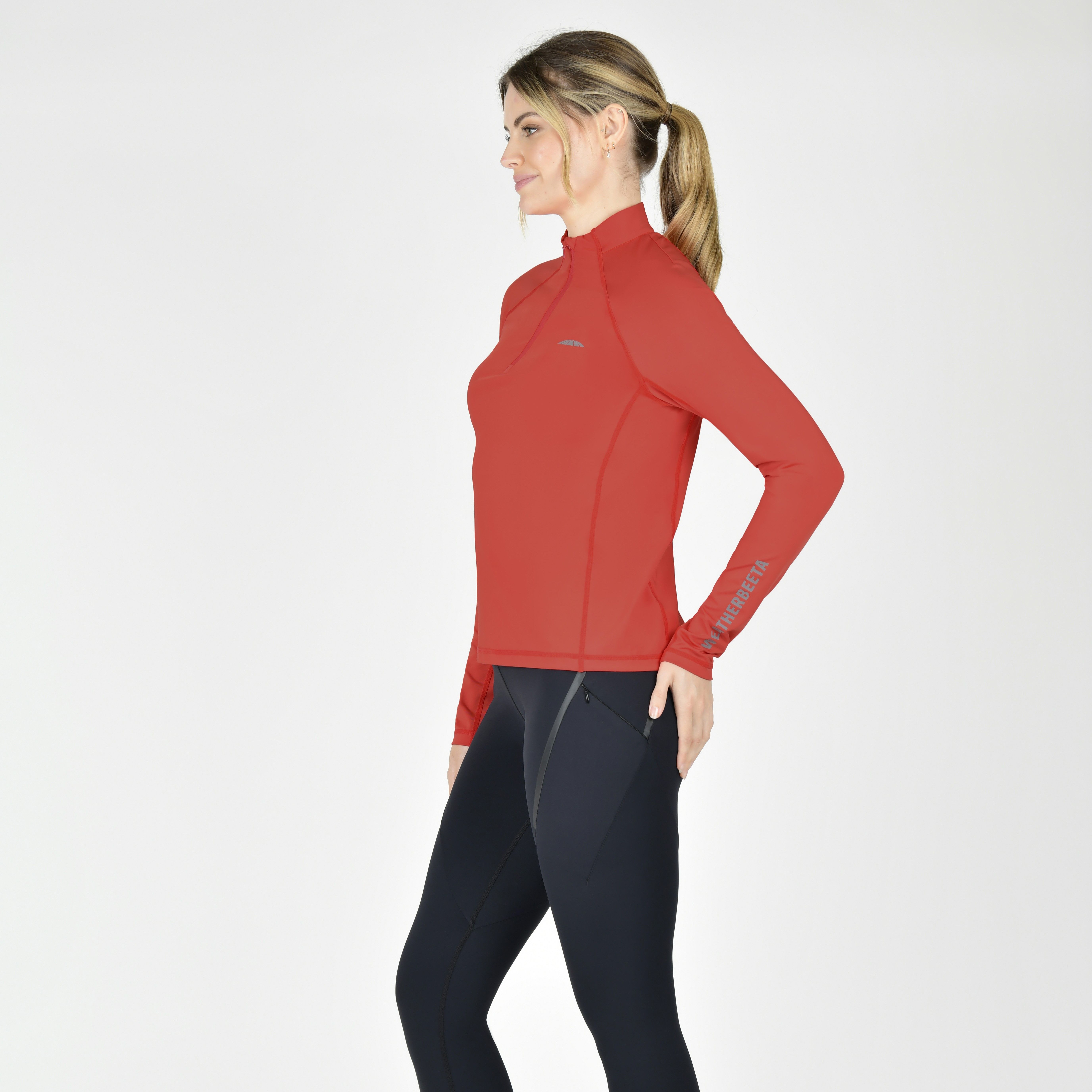 Weatherbeeta Prime Long Sleeve Top-Red-X Small - WeatherBeeta