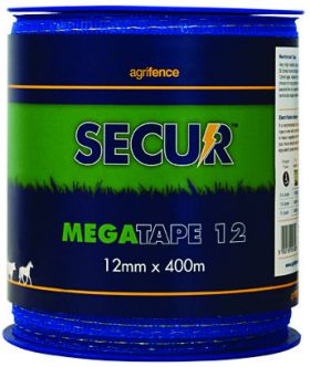 Agrifence Megatape Reinforced Tape (H4756) - Blue - 12mm x 200m