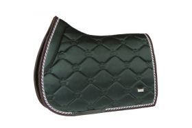 PS of Sweden Saddle Pad Monogram Emerald Jump-Cob -  PS of Sweden